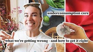  underconsumption core  is trending, but we're getting it wrong