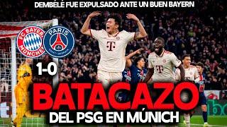 EL PSG DE LUIS ENRIQUE VUELVE A CAER ANTE EL BAYERN Y SE COMPLICA LA CHAMPIONS. DEMBÉLÉ EXPULSADO