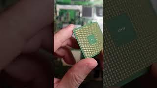 Pulling out the laptop processor
