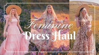 FEMININE SPRING DRESS HAUL | Confete Review (Girly Fashion Brands)
