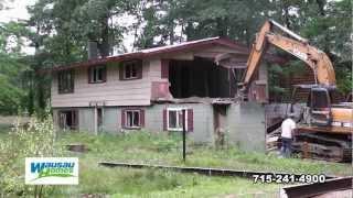 House Demolition - Don't see this everyday!!!!