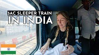 I Took A Sleeper Train in India (3AC)  | Ajmer SF Express, Agra to Jaipur