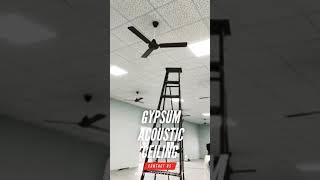 Gypsum Acoustic Panel | Sound proof hall work completed | GRG Acoustic Panel