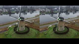 Rijsoordse molen crosseye drone video