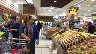 ► Supermarket in Ashgabat / Turkmenistan for privileged - unreal Turkmenistan?!