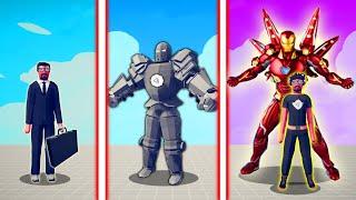 EVOLUTION OF IRON MAN MCU ( NANO TECH SUIT ) | TABS - Totally Accurate Battle Simulator