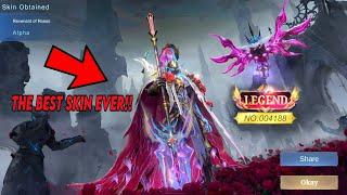 ALPHA LEGEND SKIN IS FINALLY HERE!REVENANT OF ROSES (best skin ever!?) - MLBB