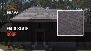 The Best Synthetic Slate Roof Tiles -  Faux Slate Roof - Color: Light Arendale