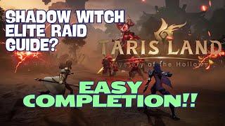 Tarisland Shadow Witch Elite Raid  | Tips and Tricks to Complete