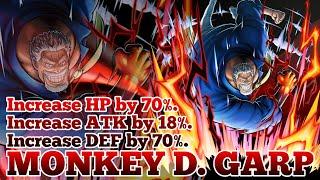 MONKEY D. GARP HP 70% + ATK 18℅ + DEF 70% GAMEPLAY | ONE PIECE BOUNTY RUSH | OPBR