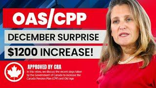 Seniors, Don’t Miss Out: HUGE OAS/CPP Benefit Boost Coming This December!