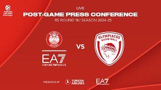 Live dalla Sala Stampa: Olimpia Milano - Olympiacos