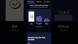 ️ Bun.js is way faster than Node.js 
