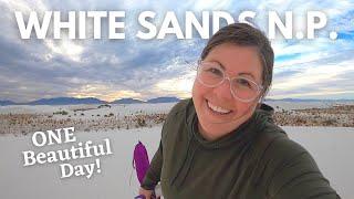 Beautiful White Sands National Park in 1 Day! White Sands, New Mexico