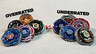 OverRated vs UnderRated Beyblade Battles!!! MFB EDITION