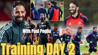 RUBEN AMORIM TAKES CHARGE: POGBA RETURNS TO TRAINING WITH MAN UNITED