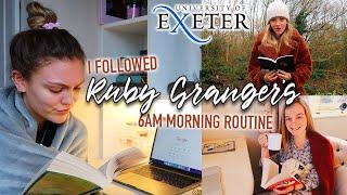 I FOLLOWED RUBY GRANGER'S 6AM PRODUCTIVE MORNING ROUTINE!