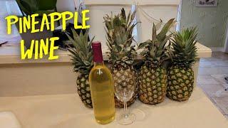 Making WINE From Grocery Store Fruits/ PINEAPPLE
