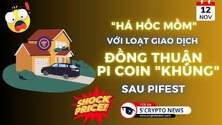 [5 Phút Crypto] - "Há hốc mồm" với loạt giao dịch đồng thuận Pi Coin "khủng" sau PiFest