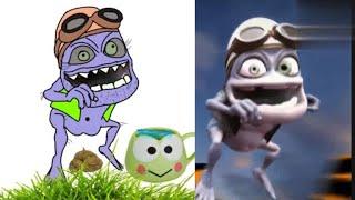 Funny crazy frog —Axel F funny drawing meme video |funny song | Axel F |Part 1 |