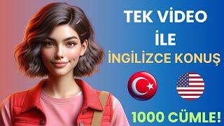 Bu Video ile İngilizce Kendini İfade et! İngilizce de En Çok Kullanılan 1000 CÜMLE! & İFADE!