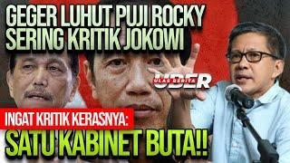 GEGER LUHUT PUJI ROCKY SERING KRITIK JOKOWI, INGAT KRITIK KERASNYA: SATU KABINET BUTA!!