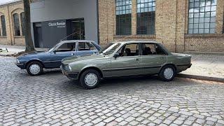 Vergleich 2 x Peugeot 505 mit 4 296 und 6 039 Km, 1984 und 1983