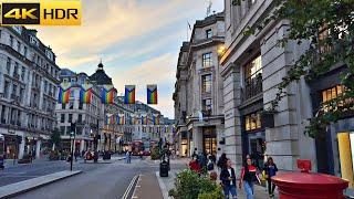 Walking Through London Sunset: June 2024 | Exploring the West End - London Walk [4K HDR]