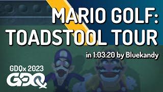 Mario Golf: Toadstool Tour by Bluekandy in 1:03:20 - Games Done Quick Express 2023