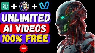 Generate FREE and UNLIMITED AI Videos in 2Mins!