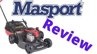Masport 470 2n1 Mower - Unboxing - First Start Up - First Mow