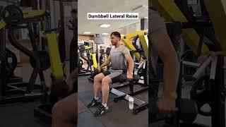 Dumbbell Lateral Raise #shoulderworkout #lateralraise #نشر_از_جانب #بدنسازی