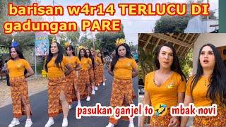 GERAK JALAN W4R14 LUCU HEBOH GADUNGAN TEMPLEK PARE NOVI SALON CHANNEL