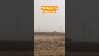 Windy in the Wimmera #dusty #windy #windturbines #wimmera #victoria