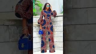 African Prints Jumpsuit Styles #shorts #fashion #ankara #jumpsuit #viral