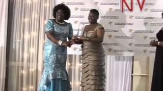 Kadaga awarded African Influential Amazon Award.