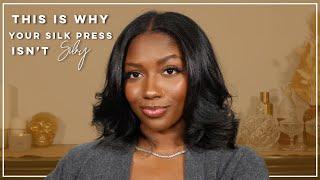 This is Why Your Silk Press Isn't Silky | Tips for a Flowy & Bouncy Hair | Niara Alexis