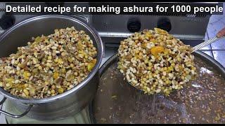 Ashura Recipe How Best To Make Traditional Noah Pudding Recipes for 1000 people