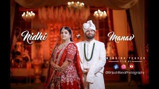 || Manav & Nidhi || Wedding Teaser - 2022 || Greater Noida NCR || Brijesh Rana Photography ||