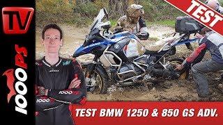 BMW R 1250 GS Adventure Test und F 850 GS Test - Harter Test erfordert Opfer - Reiseenduro Offroad