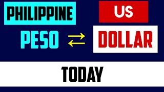 1 PHILIPPINE PESO TO US DOLLAR - USD PHP Exchange rates today 23  JULY 2024