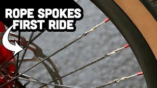 Rope Spokes First Test - Are They Strong Enough?