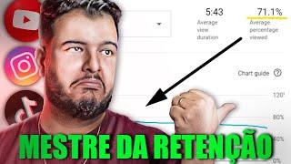 Como Fazer Todo Mundo ASSISTIR seu vídeo ATÉ O FINAL (RETENÇÃO NO YOUTUBE)