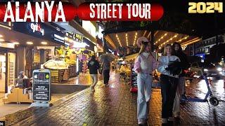 ALANYA STREET TOUR 2024 DECEMBER ! ALANYA CITY CENTER ANTALYA TURKEY TRAVEL TURKEY HOLIDAY 4K