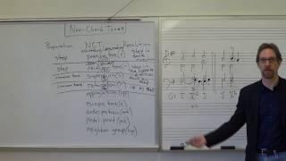 Dr. B Music Theory Lesson 24 (Non-Chord Tones)