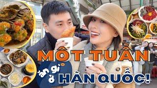 1 TUẦN ĂN QUÁ NHIỀU MÓN NGON TẠI SEOUL - HÀN QUỐC.