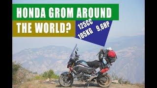 How I travel my Honda Grom Around the World! - Gromance Adventures (Bike Setup)