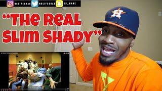 I swear MGK stood up lol! | Eminem - The Real Slim Shady | REACTION