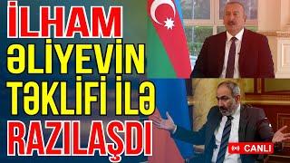 Paşinyan İlham Əlivevin tklifi ilə razılaşdı - Birlikdə imtina etdilər - Media Turk TV