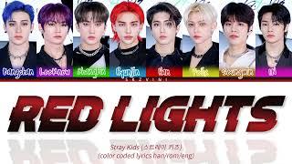 Stray Kids '강박 Red Lights (OT8 Ver.)' Lyrics (Color Coded Lyrics HAN/ROM/ENG)